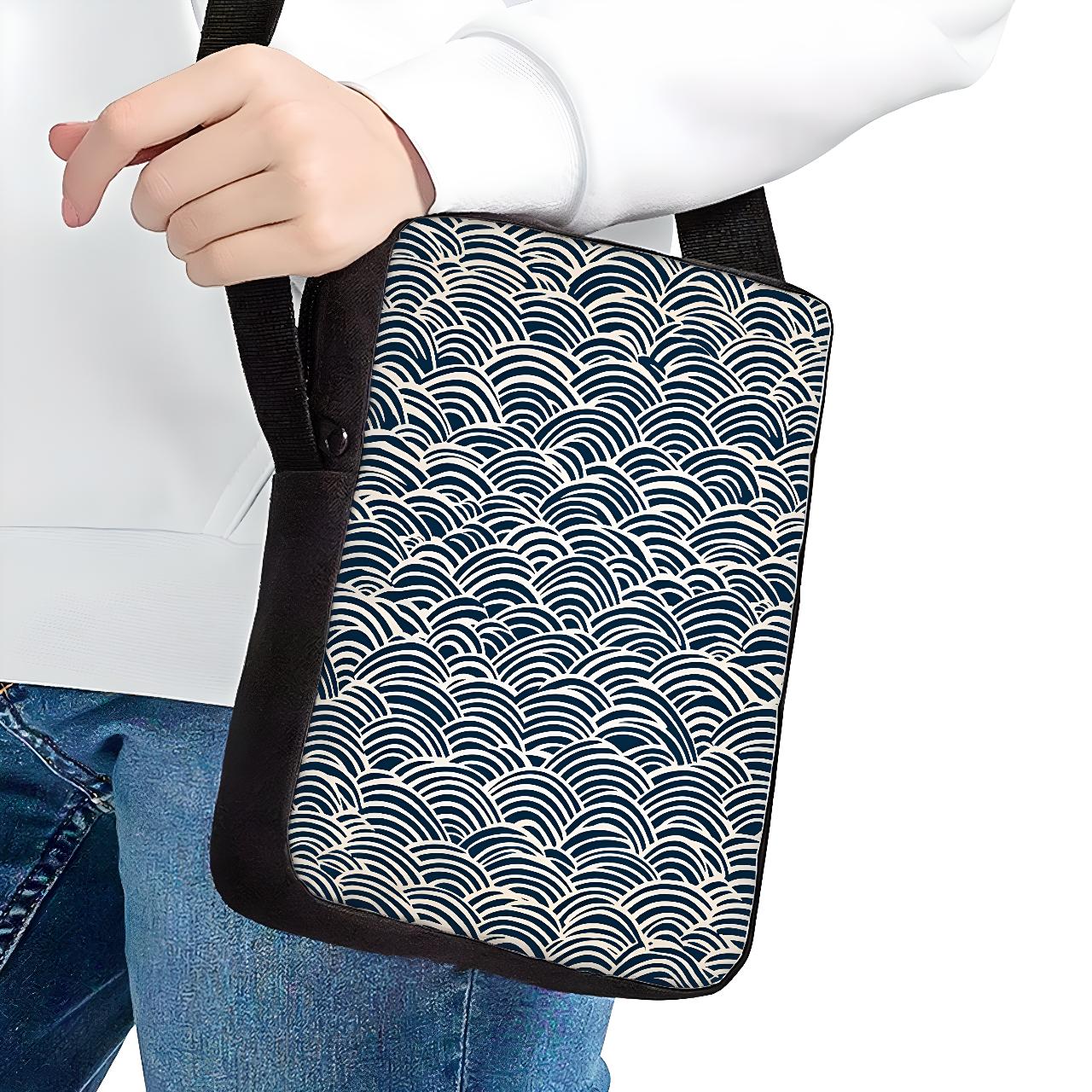 Seigaiha Umhängetasche