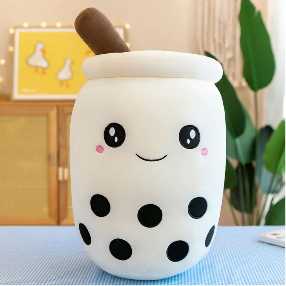Lächelnder Kawaii Bubble Tea Plüsch