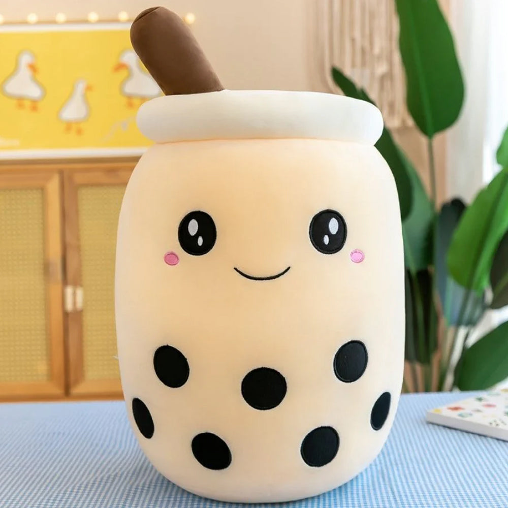Lächelnder Kawaii Bubble Tea Plüsch