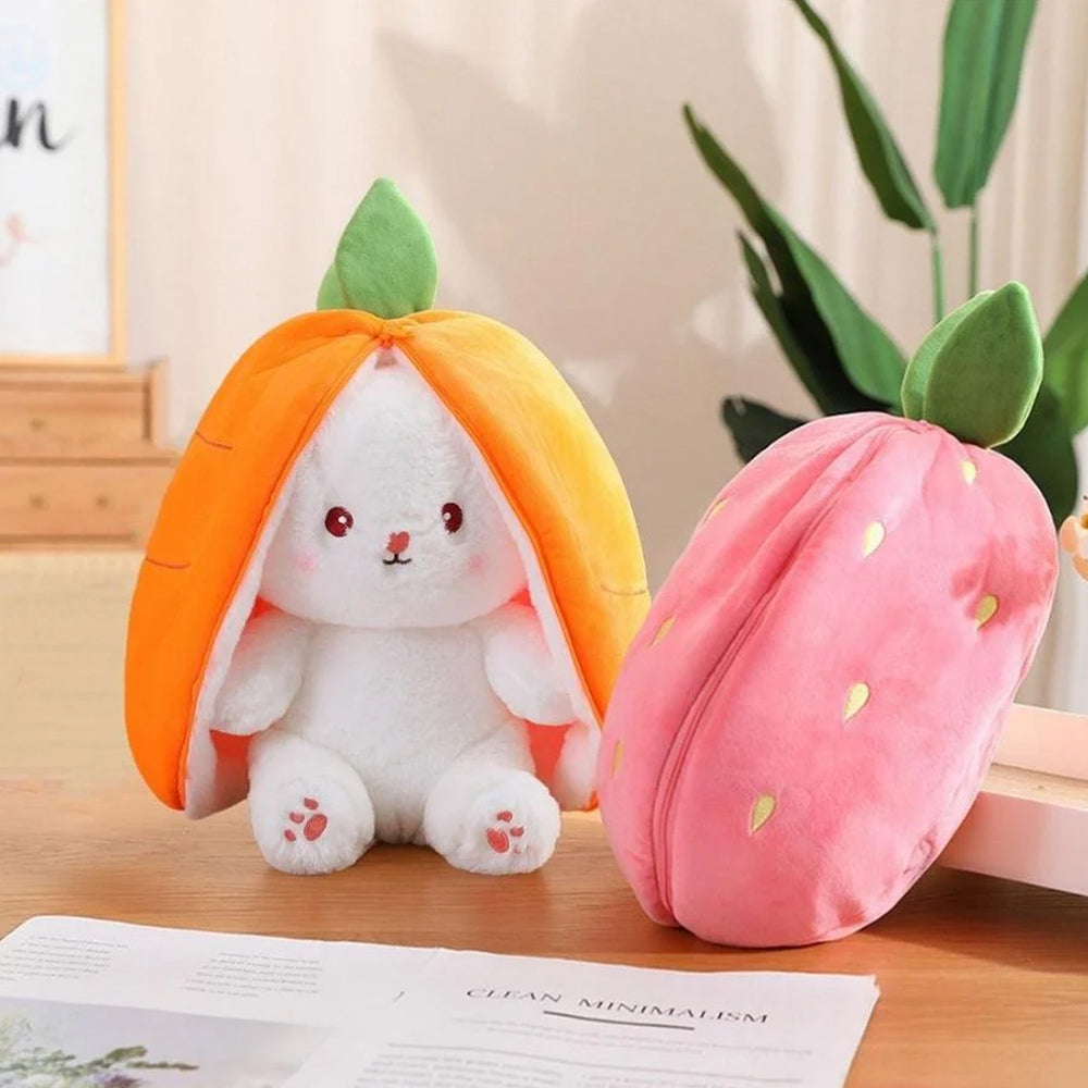 Kawaii Erdbeer-Häschen Plüsch