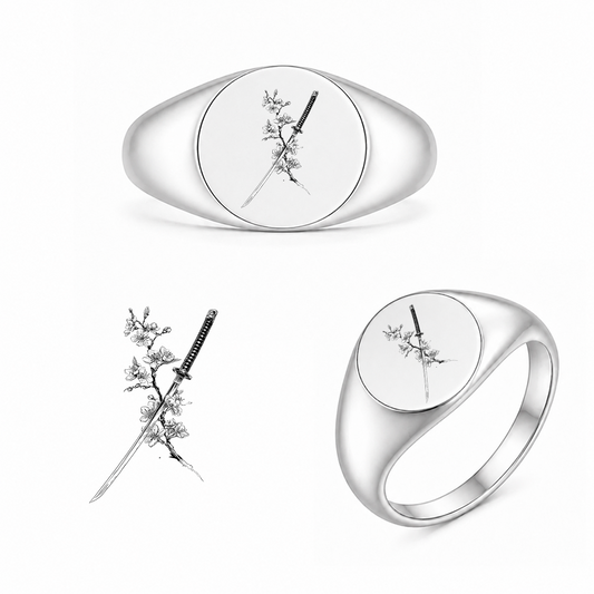 Gravierter Japan-Ring Tenshi