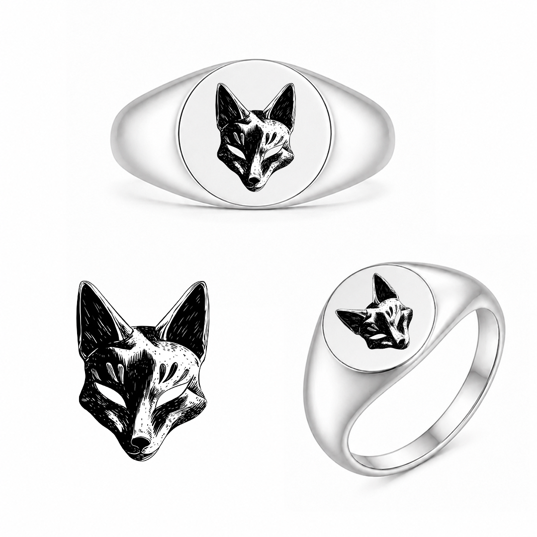 Gravierter Japan-Ring Yako