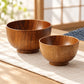 Japanische Holzschale Maru – Reis und Suppe