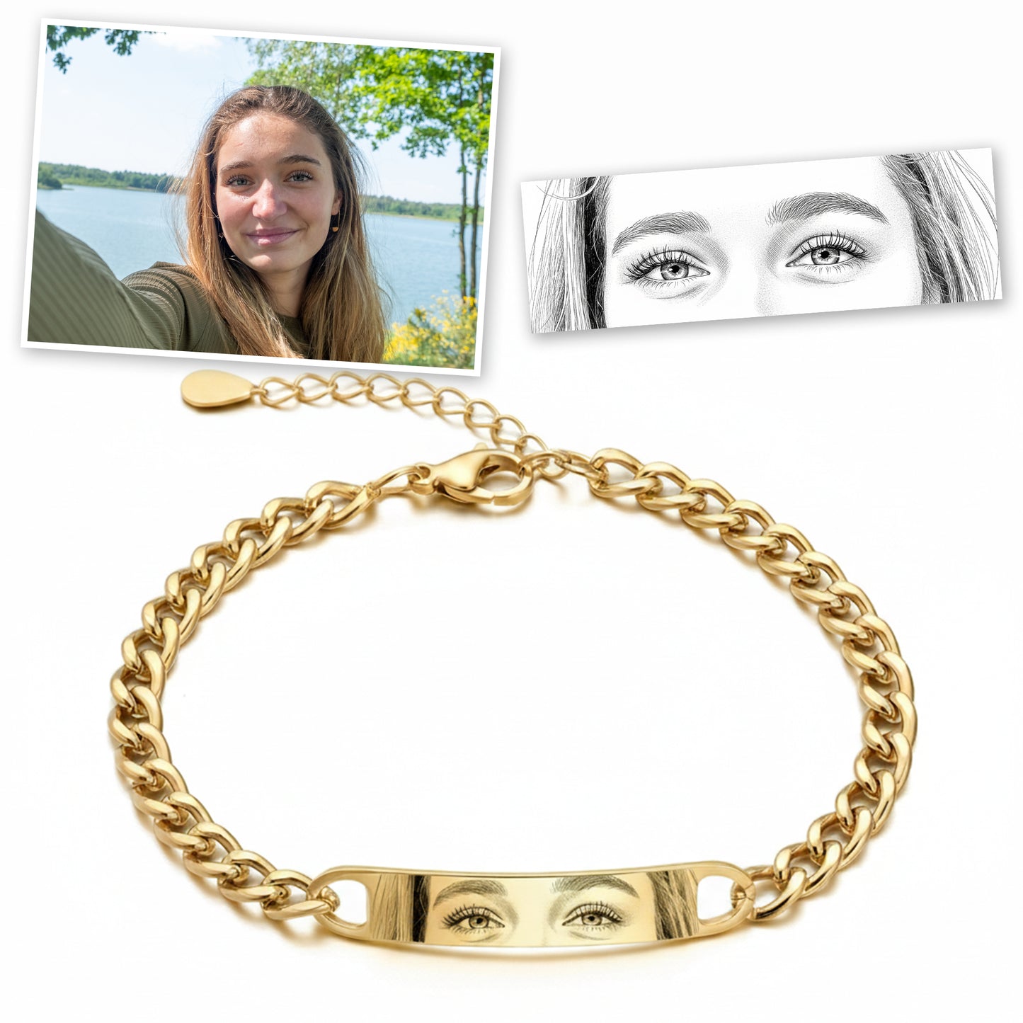 Personalisierter Manga-Armband