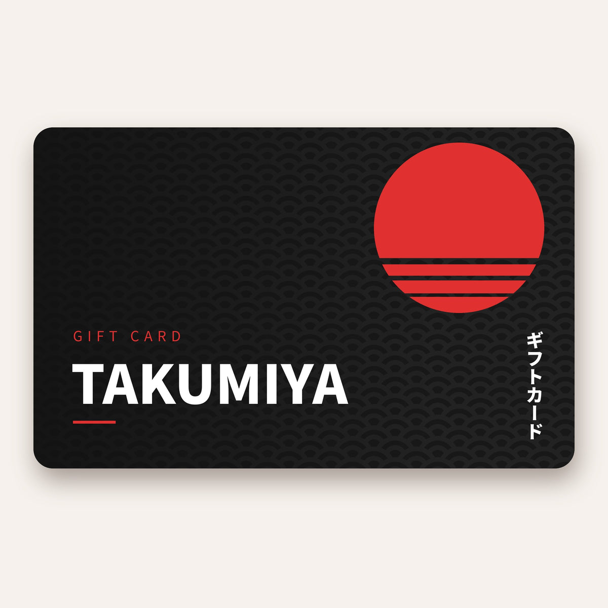 Carte cadeau Takumiya