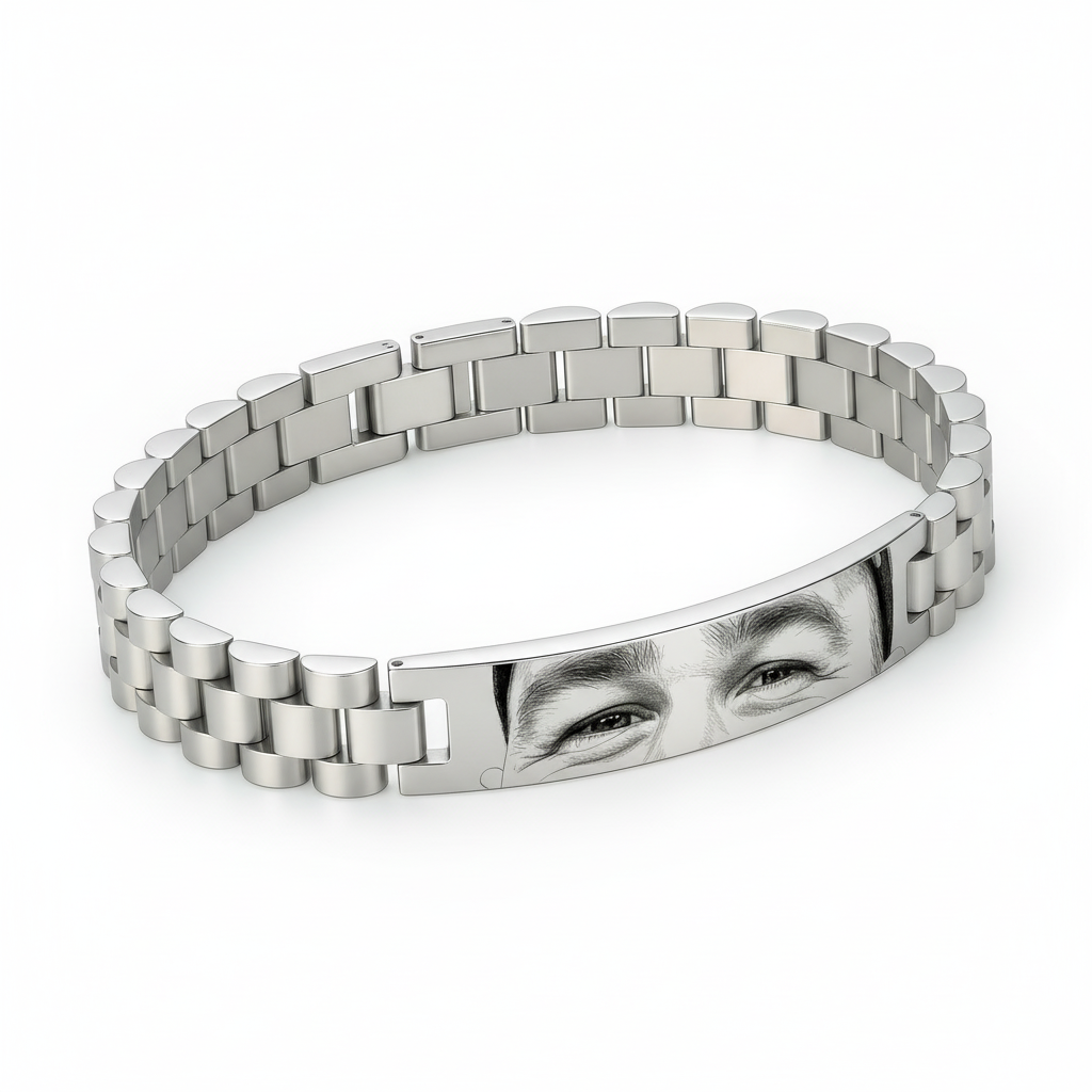 Personalisiertes Manga-Armband für Herren