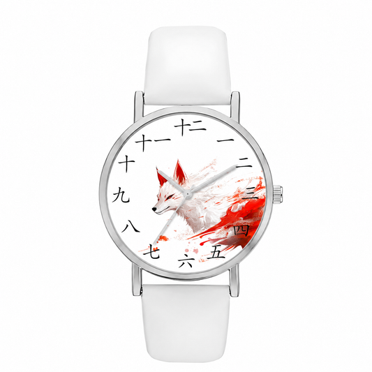 Japanische Uhr Kitsune