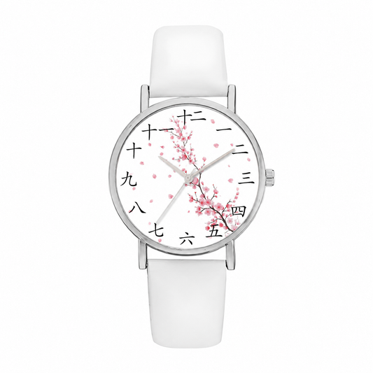 Japanische Uhr Sakura