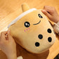 Lächelnder Kawaii Bubble Tea Plüsch