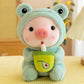 Kawaii Schweinchen Bubble Tea Plüsch