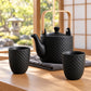 Japanisches Teeservice Ichimatsu – Kanne und 2 Becher
