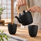Japanisches Teeservice Ichimatsu – Kanne und 2 Becher