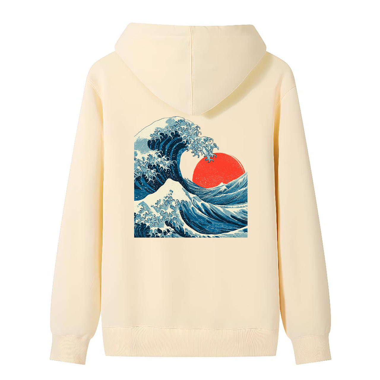 Kanagawa Hoodie – Rückendesign