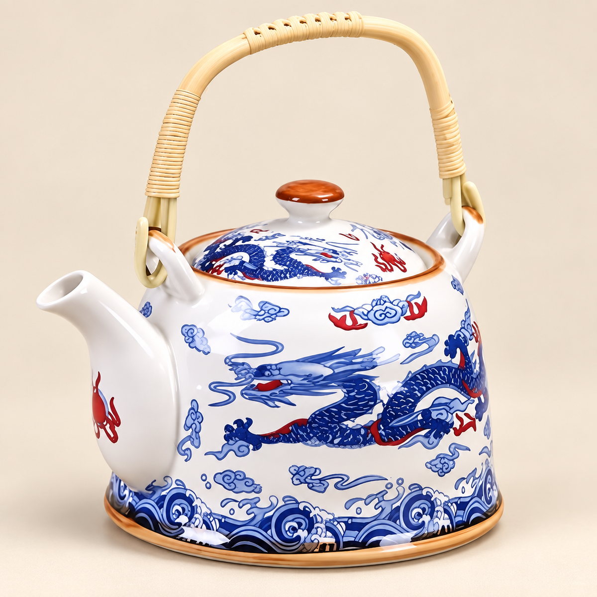 Japanische Keramik-Teekanne Dobin